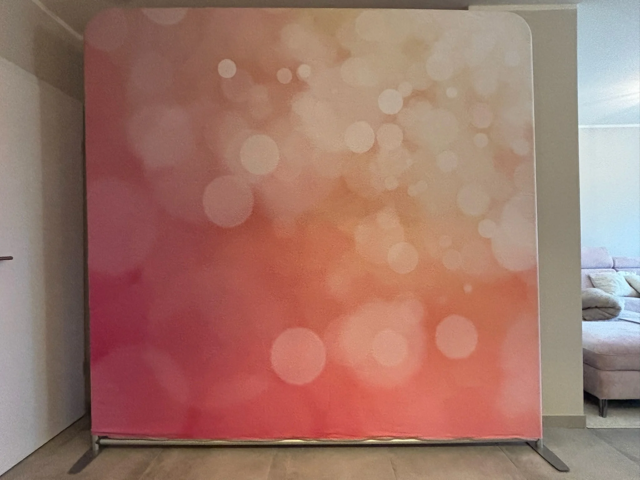 Hintergrundsystem Lichterglanz Rosé